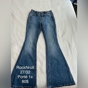 Rock & Roll cowgirl flare jeans